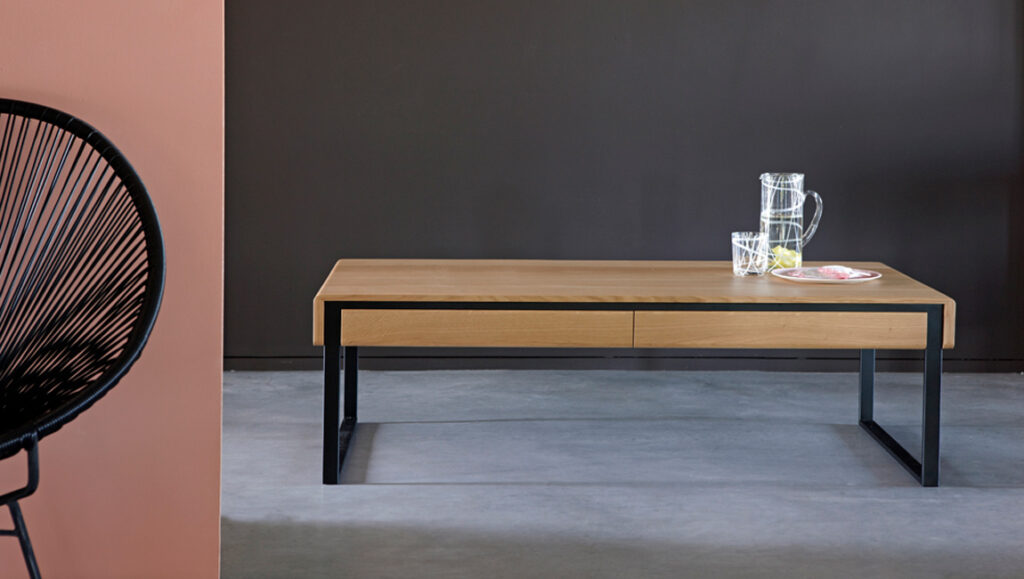 Eikenhouten salontafel