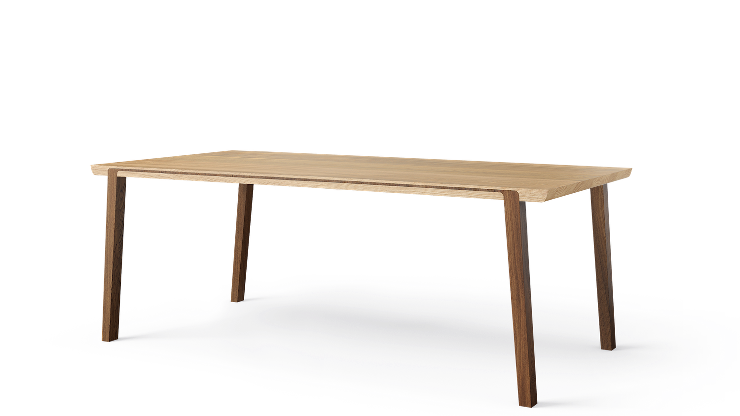 Eiken blad met walnoten poten